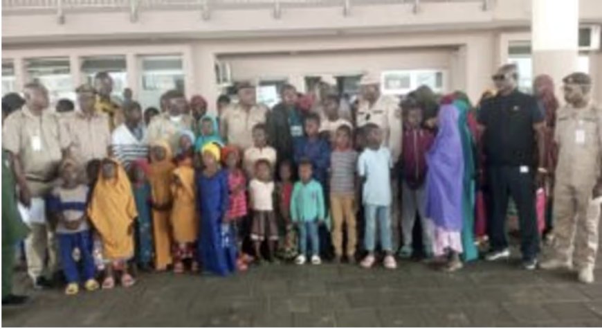 Nigerian Immigration Receives 66 Trafficked Nigerians from Ghana