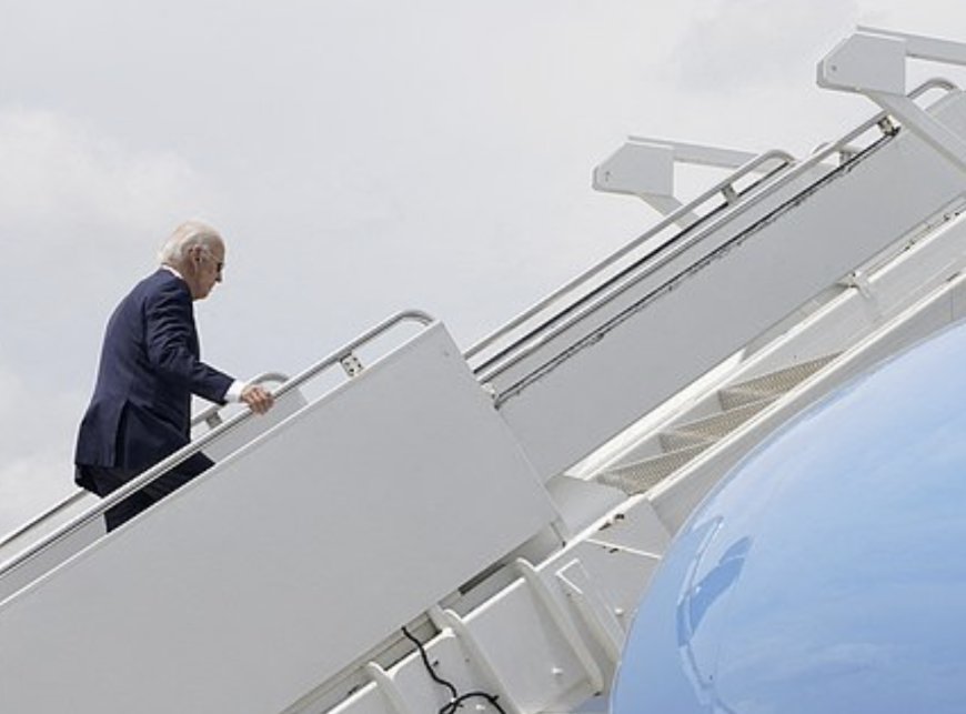 Biden Resurfaces Six Days After Dropping Out of 2024 Race, Heading to Air Force One in Delaware