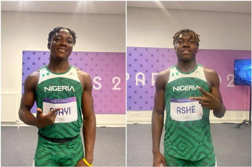 Paris 2024: Nigeria’s Kanyinsola Ajayi, Favour Ashe sprint into 100m semi-final