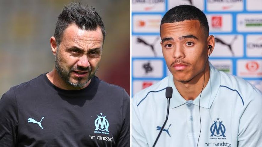 De Zerbi calls Mason Greenwood "exceptional" after scoring brace in his Marseille debut