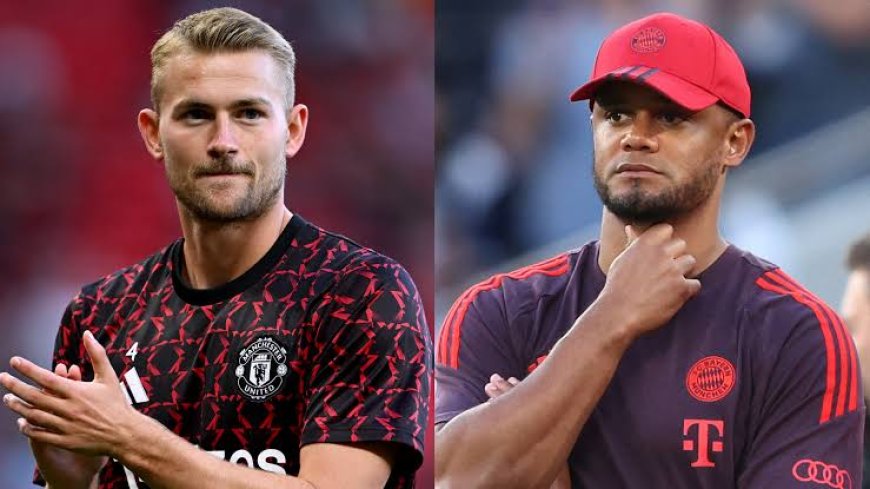 Vincent Kompany refutes Man Utd's Matthijs de Ligt transfer claims