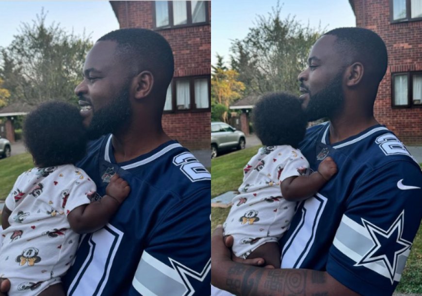 Falz causes reactions as he shares photo of him carrying a child