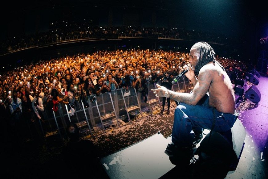 Burna Boy Performs Before Massive Crowd At Coldplay Event In Dublin