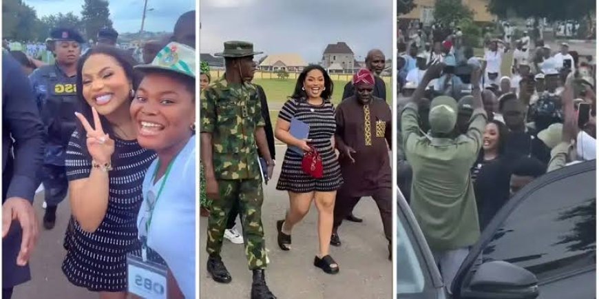 Nikos Adeleke Donates 40 Bags of Rice and 4 Cows to NYSC Camp In Osun