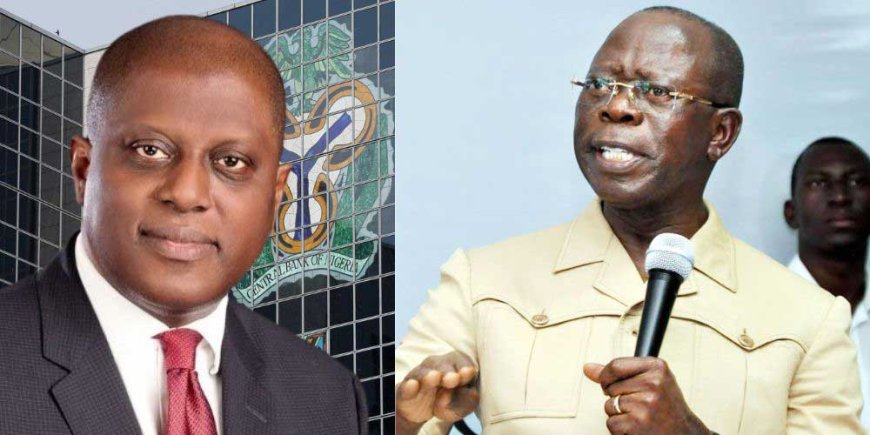 Oshiomhole Criticizes Cardoso’s Appointment, Cites Past Bank Liquidations