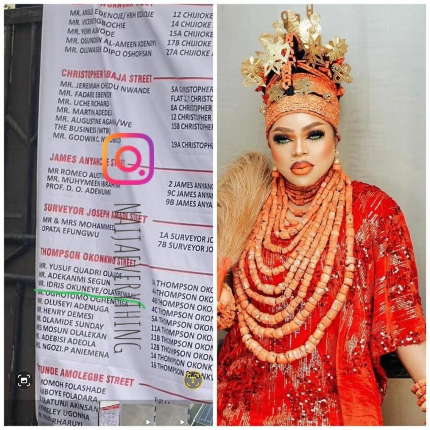 Bobrisky called out over unpaid estate dues