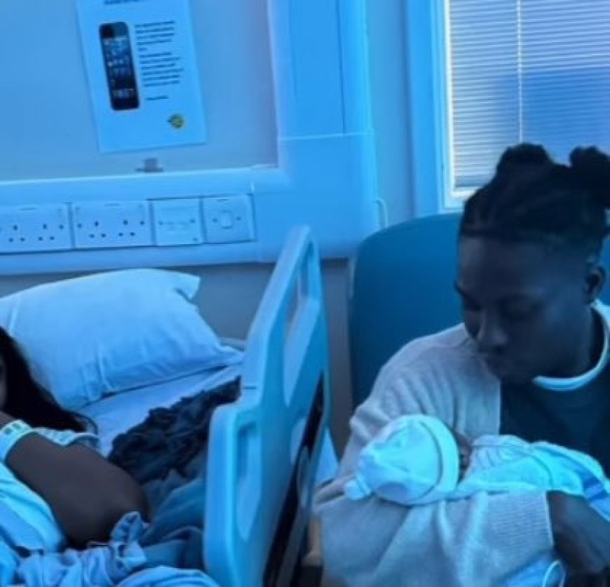 Reekado Banks and his partner welcomed a baby exactly two years after losing his mom.