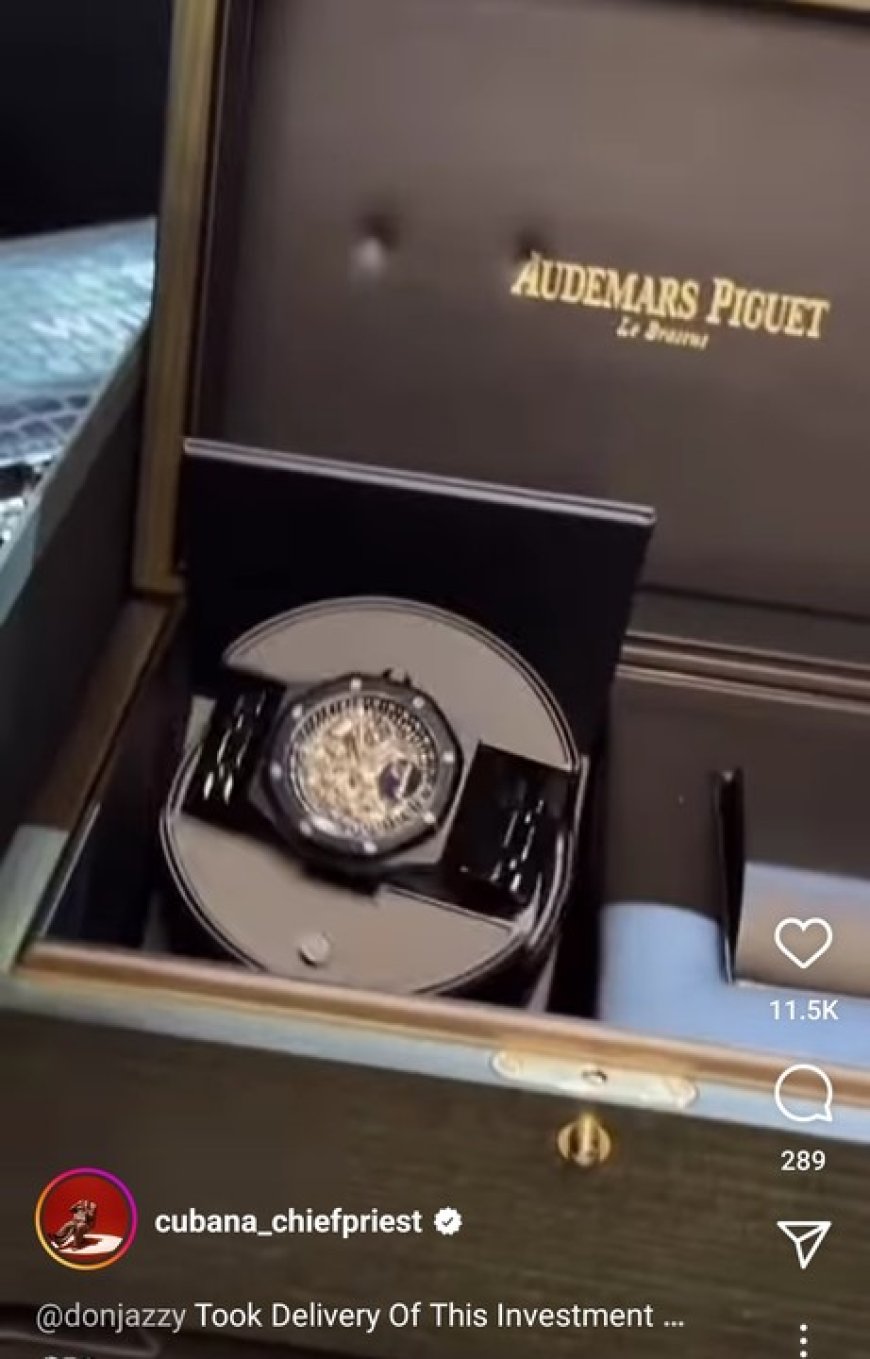 Don Jazzy Just Acquired Richard Mille RM65-01 Rose Gold- Titanium $380k USD