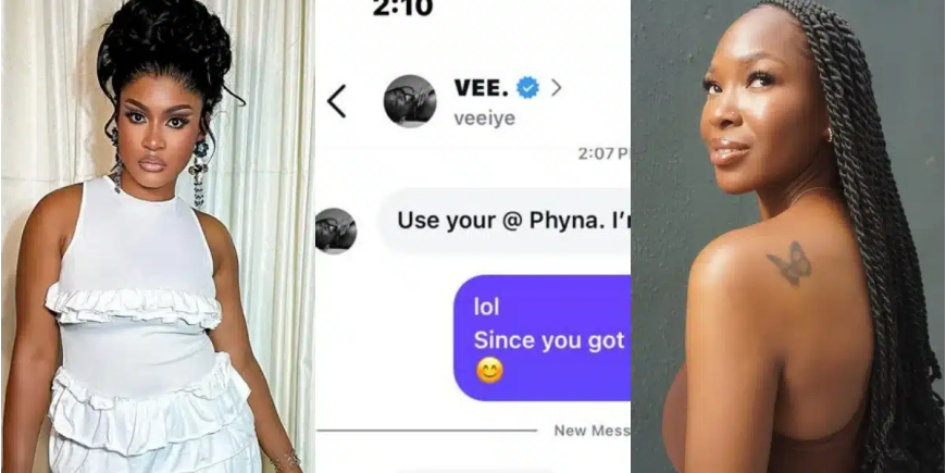 Phyna leaks chat as Vee confronts her for supporting VDM