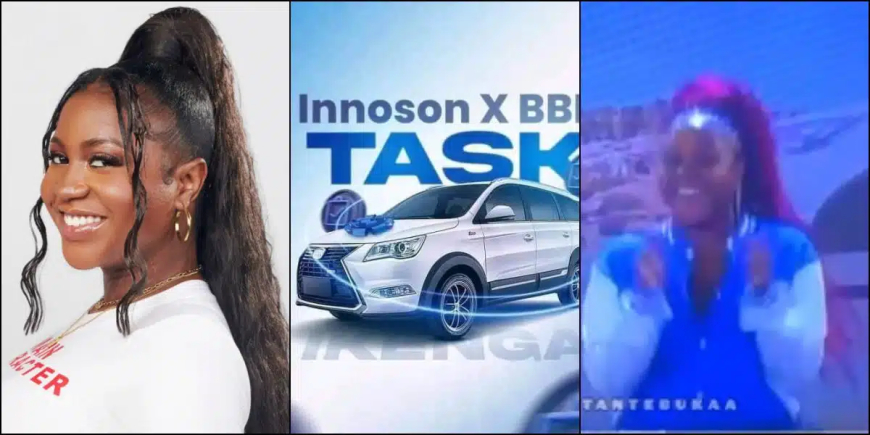 BBN: Moment Wanni gets emotional as she wins Innoson car challenge