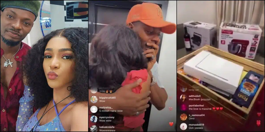 Kellyrae and wife, Kassia, emotional as fan gifts them N5M, others