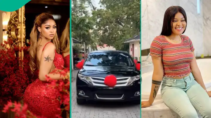 Regina Daniels Gifts Brand-New Car to Her Best Friend Casie