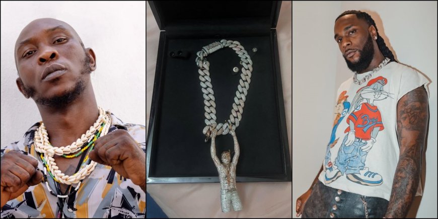 Seun Kuti Thanks Burna Boy for Luxurious Diamond Chain Gift