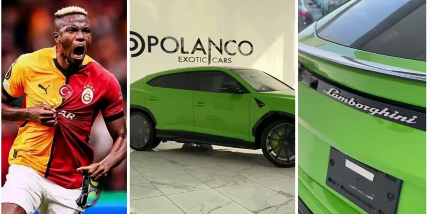 Victor Osimhen Ends the Year in Style with a Lavish 2022 Lamborghini Urus