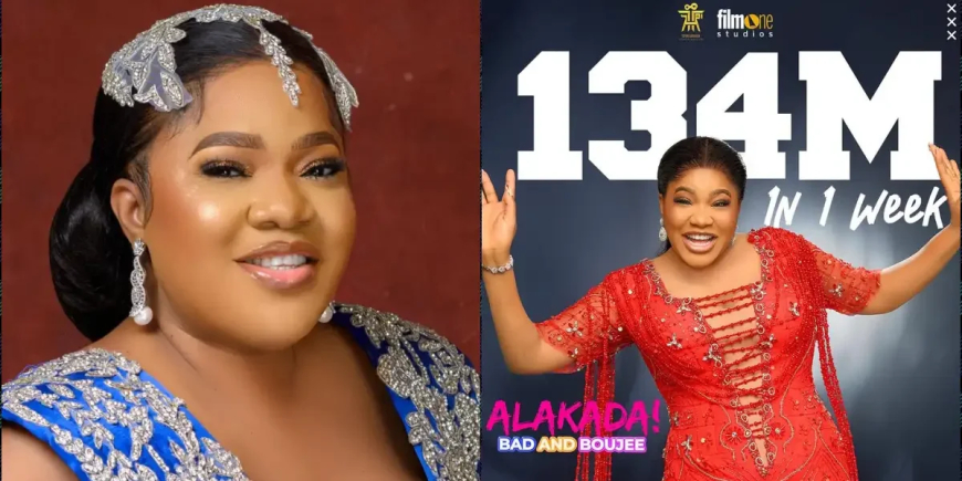 Toyin Abraham’s ‘Alakada: Bad and Boujee’ rakes N134M in a week