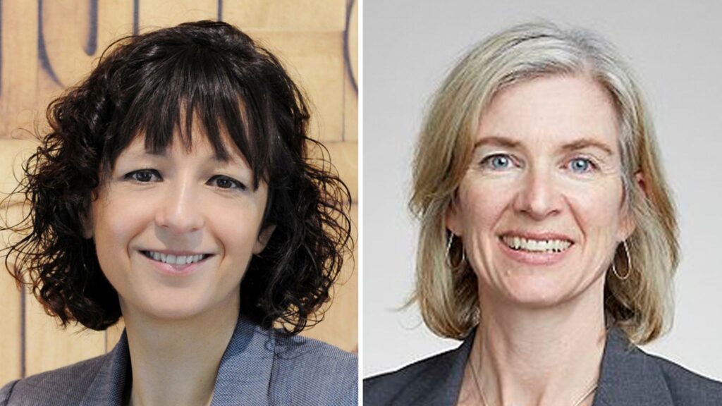 Two women jointly win Nobel Prize for chemistry for first time in history